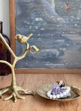 小鸟礼物手工家居饰品摆件黄铜