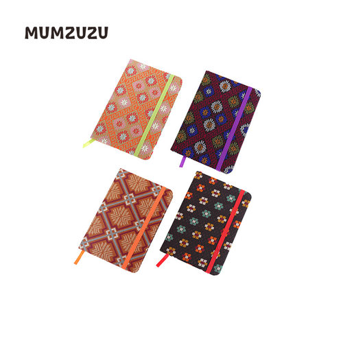 木绵远山MUMZUZU机织系列彩色壮锦笔记本