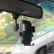 汽车车载后视镜安装 通用手机导航支架可伸缩360度旋转可调节