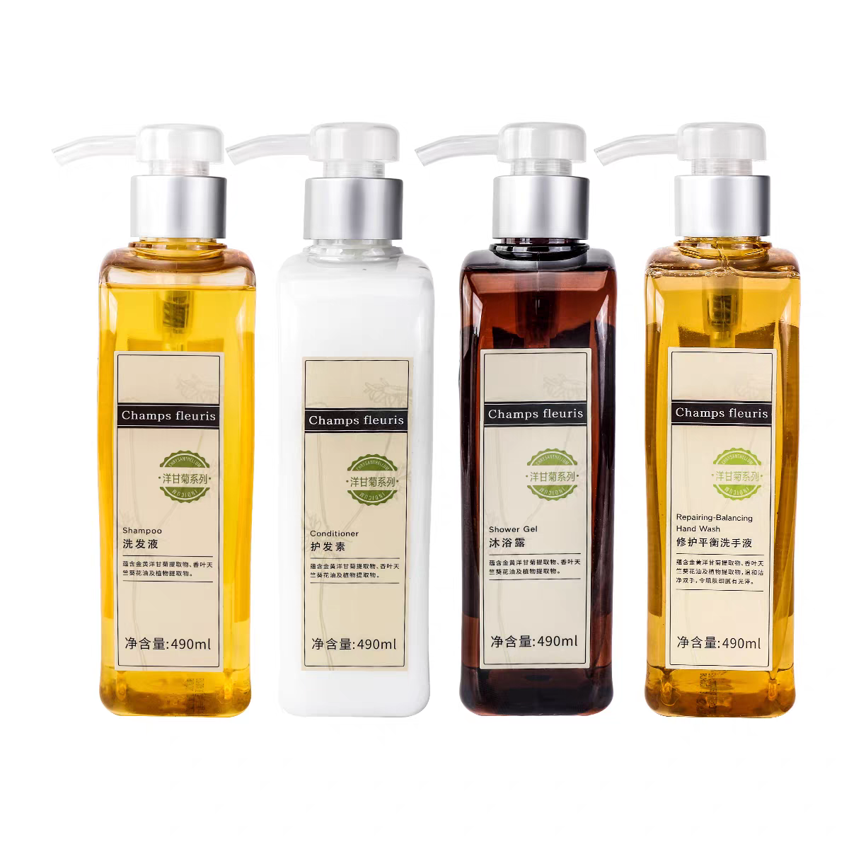 漫心酒店同款Champs fleuris香凡罗蒂洋甘菊洗发沐浴露护发素润肤