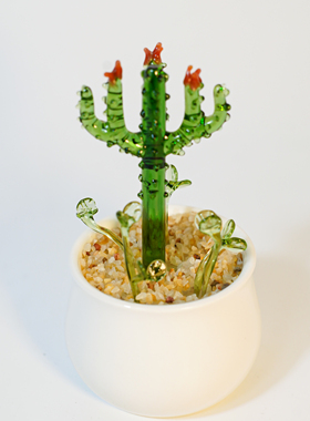 新款琉璃个性家居摆件淄博手工艺品小众礼物