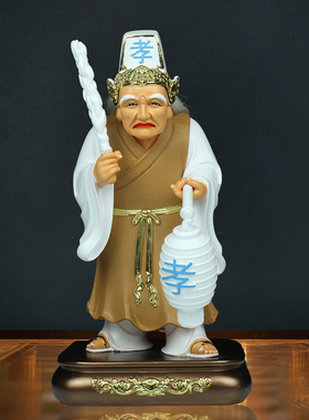 东南亚供奉孝子爷神像摆件