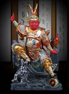 田都元帅神像 戏神田公元帅雷海青 相公爷玉皇三太子家用神像摆件