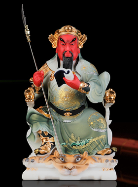 文武汉白玉关圣帝夜读春秋武财神