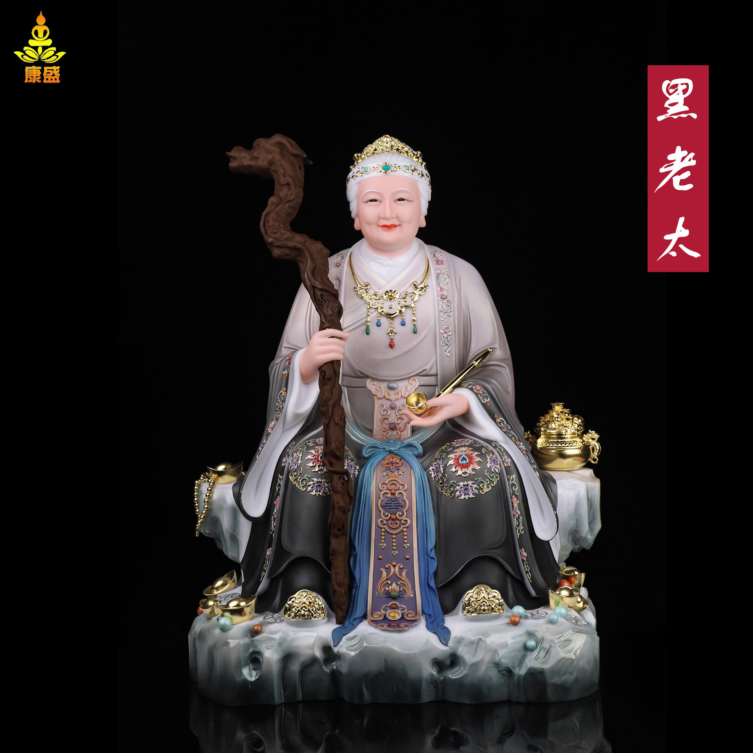 康盛汉白玉供奉摆件寺庙