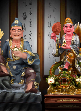 济公神像佛像降龙罗汉树脂摆件