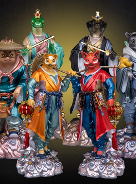 六大家族真身神像狐黄白柳灰常蟒