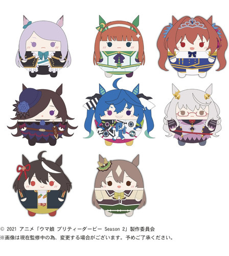 MAXLIMITED赛马娘目白麦昆无声铃鹿里见光钻米浴 圆滚滚毛绒玩偶