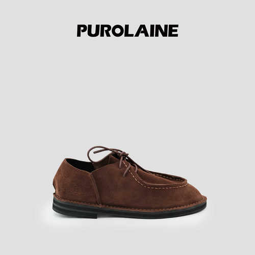 软皮手工舒适女鞋PUROLAINE百搭