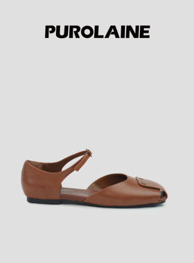 【明星同款】PUROLAINE 朴羚「Rome系列」复古精致百搭罗马凉鞋