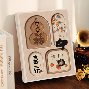 3寸拍立得相册小卡收纳册明信片活页机票明星3寸追星三高颜值火车票电影周边追星四宫格