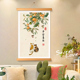 平安喜乐餐厅装 饰画新中式 客厅沙发背景墙壁挂画柿柿如意墙上布置