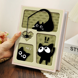 3寸大容量拍立得照片收纳567寸五六相册情侣纪念册成长记录