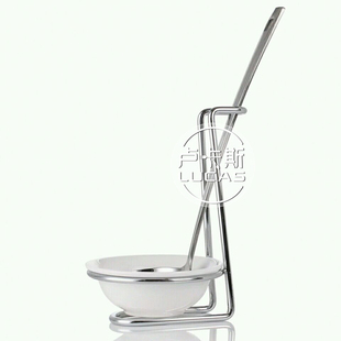 不锈钢火锅店汤勺漏勺架小号汤勺架托陶瓷商用餐厅火锅汤勺架子
