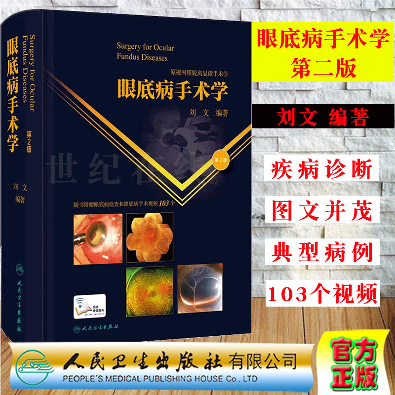 眼底病手术学第2版二 刘文 眼科学眼视光学专业医生门诊笔记眼科手术