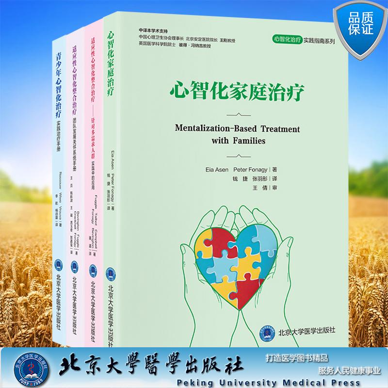 全4册 心智化治疗实践指南系列 心智化家庭治疗青少年心智化治疗实践治疗手册团队发展关怀系统手册针对多需求人群实践中的应用