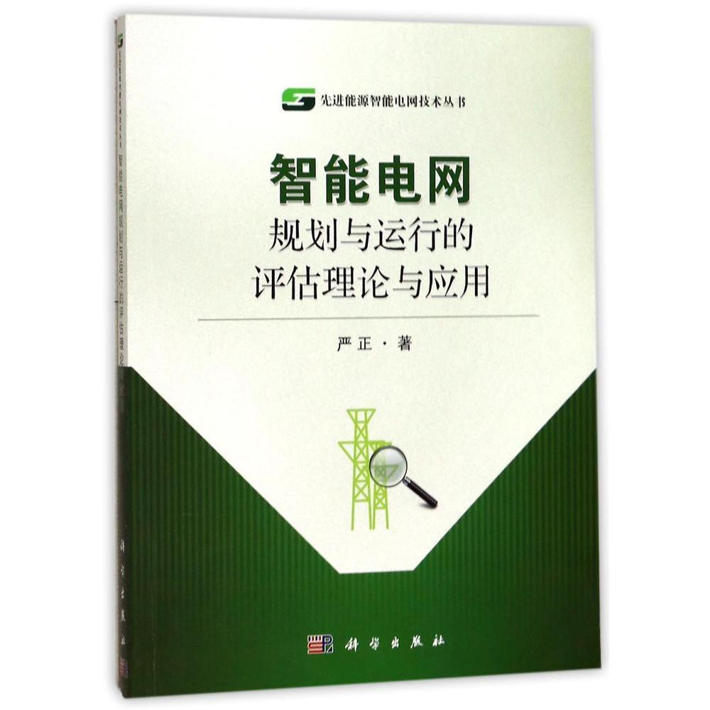 正版现货智能电网规划与运行的评估理论与应用严正编科学出版社