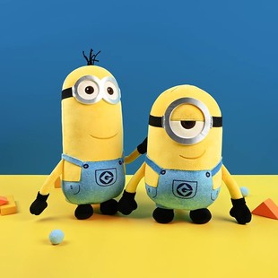 环球正版小黄人公仔毛绒玩具电影同款Bob鲍勃凯文玩偶钥匙扣挂件