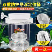 孔雀鱼小鱼繁殖隔离盒鱼缸鱼苗分隔网凤尾鱼生产专用孕母鱼孵化器
