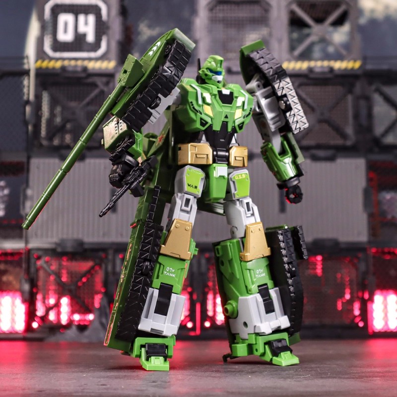 军事合金变形机器人玩具
