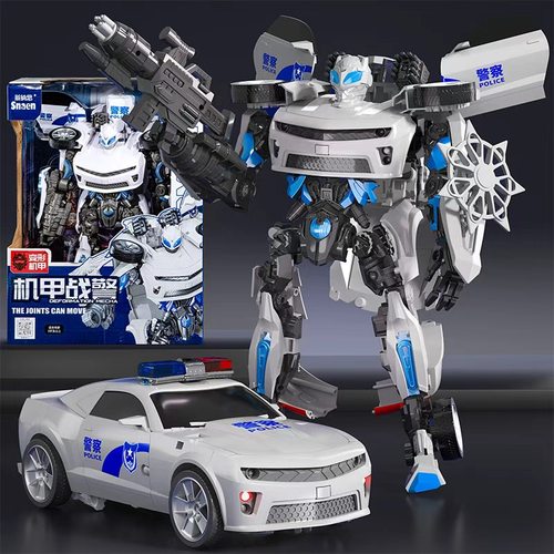 变形汽车黄蜂擎天手办柱男孩机甲