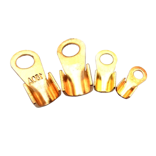 大电流接线铜片圆鼻接线鼻/开口鼻30A 60A100A 150A接线端子铜片