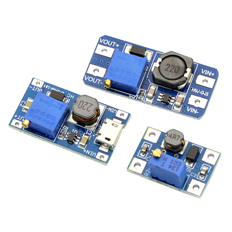 2a升压板DC-DC可调升压稳压mt3608电源模块输入2-24V升5/9/12/28V