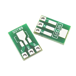 SOT89转DIP SOT223转DIP 转接板 1.5mm pitch引脚PCB转换板(10个)