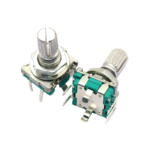 数字带开关电位器 柄长15MM 梅花柄 编码器 旋转编码开关