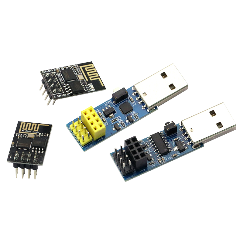 ESP8266 ESP-01 ESP-01S 固件烧录 WIFI模块下载器ESP模块板