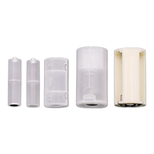 5号转1/2号电池转换器7号转5号应急转换筒 负极加铜底AAA转AA/C/D