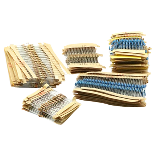 1/4W金属膜电阻器包碳膜41混装30/37/43种常用电子元件大全1%色环