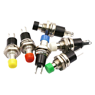 小型圆形按钮PBS-1102脚自复位