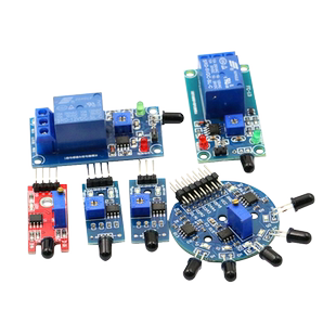 火焰传感器模块 火源探测模块红外接收感应 火光检测报警(3/4线)