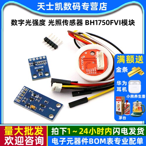 GY-30数字强度光照传感器小球
