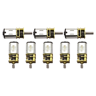 精密N20减速电机DC3V3.7V5V 6V直流慢速马达微型全金属齿轮减速箱