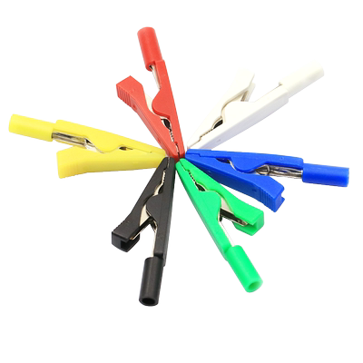 2mm绝缘可焊接鳄鱼夹带2mm插孔