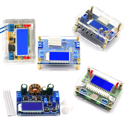 可调降压升压电源模块DC直流3A/5 10A恒压恒流液晶屏电压电流双显