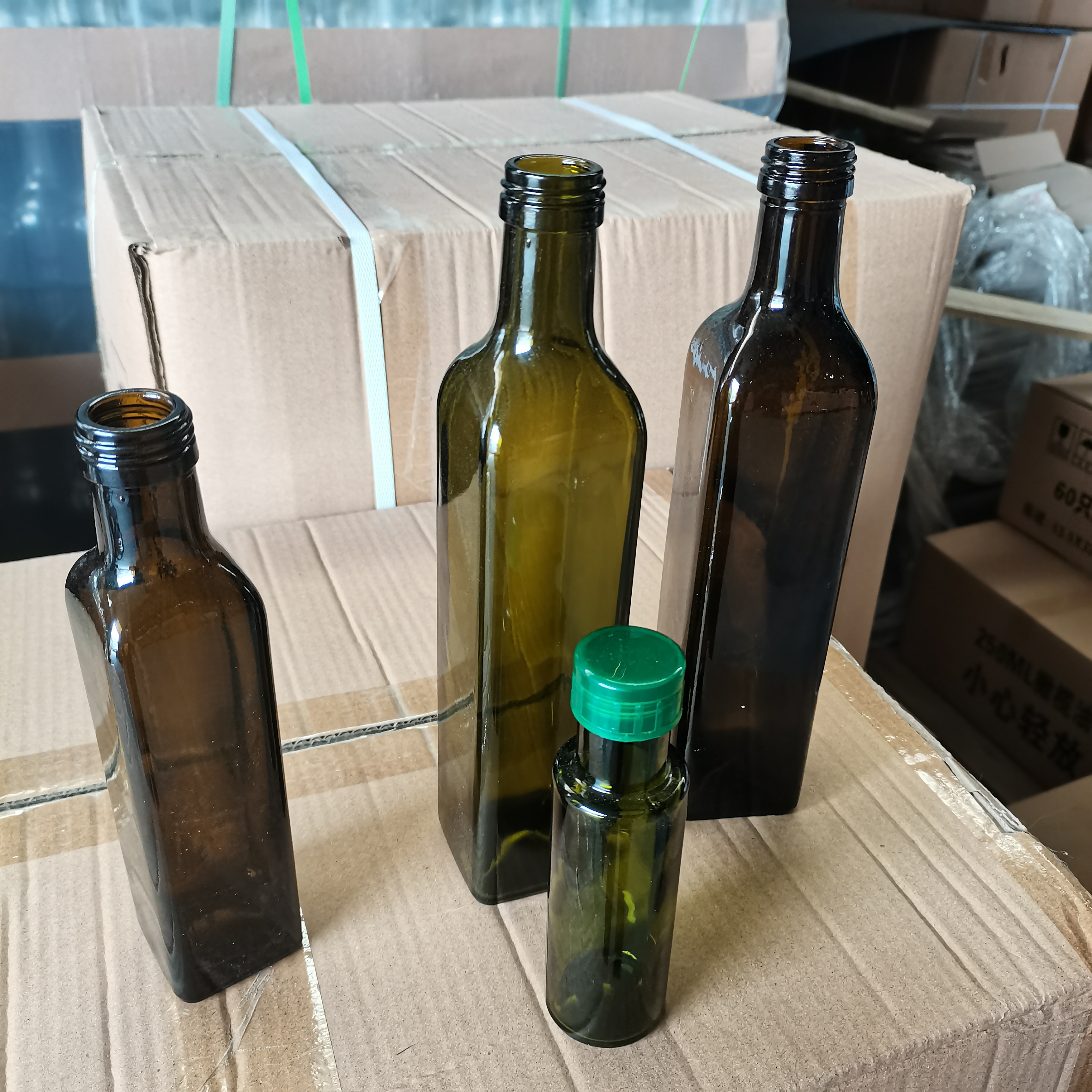 玻璃油瓶空瓶子食品级带盖密封小号调料分装家用厨房商用大容量