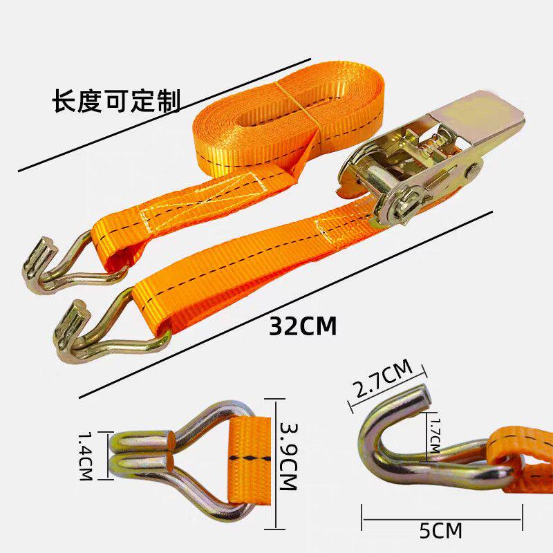 双勾拉紧器25mm双钩拉紧器新型紧绳器捆绑带棘轮拉紧器摩托车捆绑
