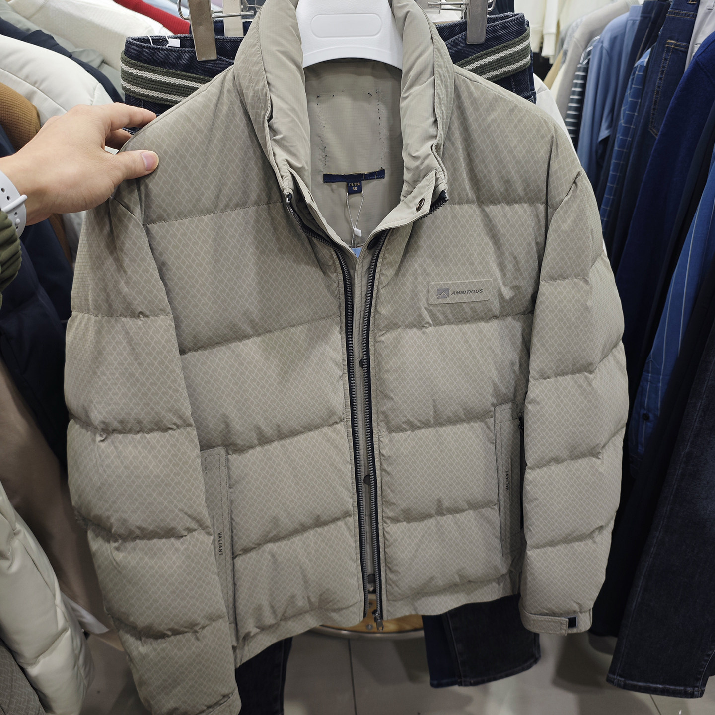 撤柜90鸭绒保暖男装冬季男士休闲短款立领剪标羽绒服冬装外套