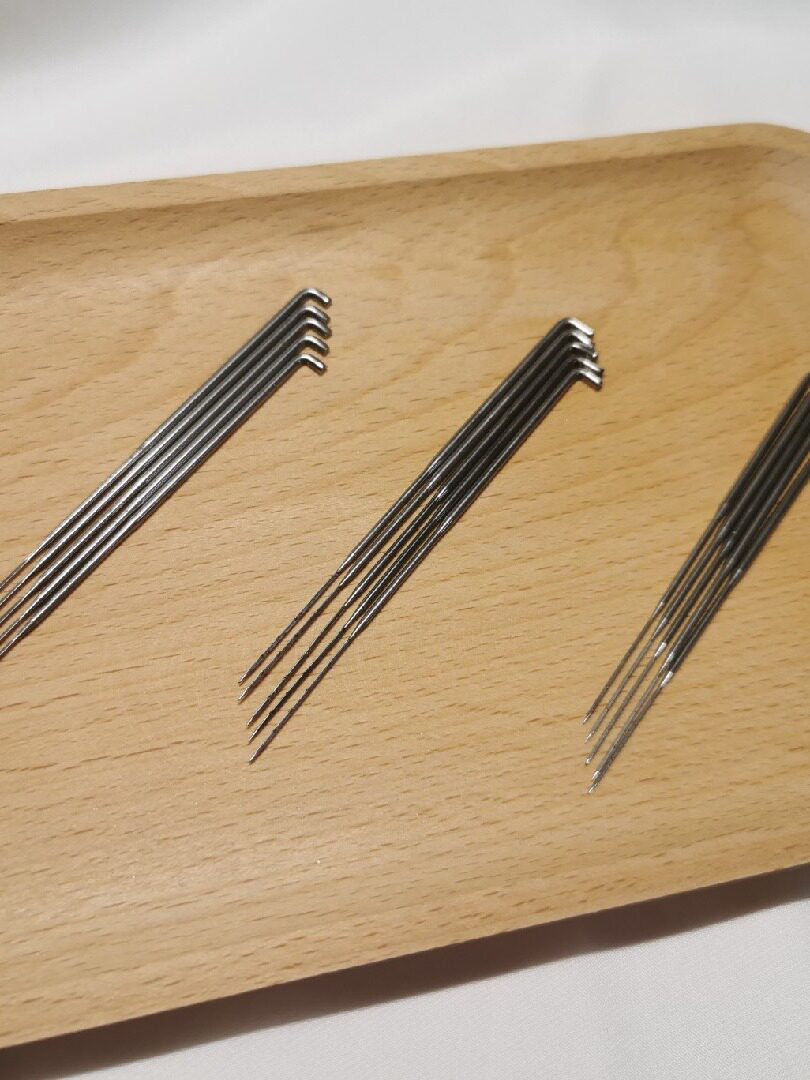 가벼운 재스민 수제 고품질 양모 펠트 원형 스레드 병 얇은 중간 및 두꺼운 3 크기 DIY 액세서리 도구와 바늘을 펠트