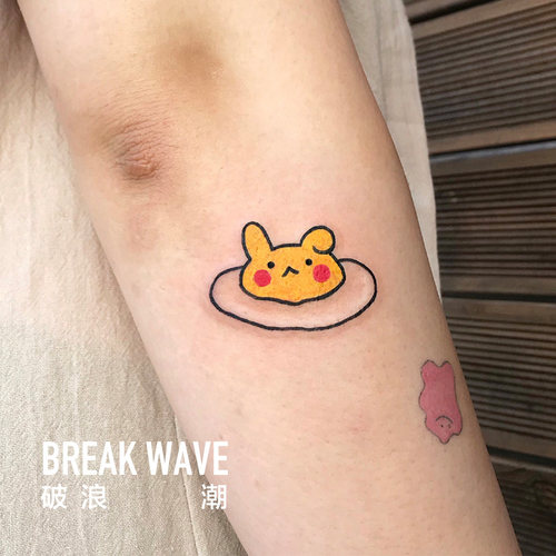可爱纹身贴破浪潮泫雅风