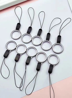 手机挂绳短款手指扣短吊绳指环扣U盘耳机cdd相机匙防摔手机壳挂绳