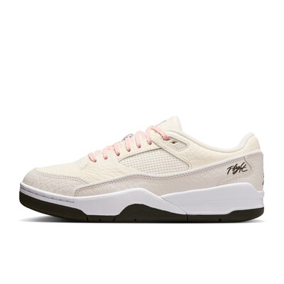 【六饼体育】Jordan FLIGHT COURT 低帮 复古篮球鞋 女款 米色