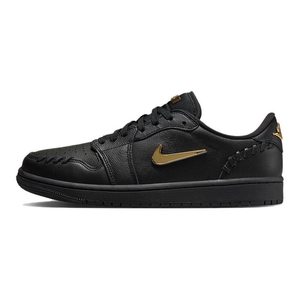 Jordan Air Jordan 1 MM LOW 舒适 低帮 复古篮球鞋 女款 黑金