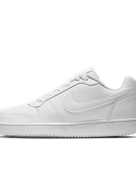 Nike EBERNON Low 舒适 包裹性防滑 低帮 板鞋 女款 纯白