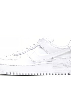 Nike Air Force 1 low Shadow 防滑 低帮 板鞋 女款 白色