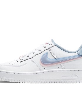 Nike Air Force 1 Double Swoosh 合成革 双钩 包裹性耐磨 低帮