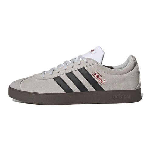 【六饼体育】adidas VL COURT 2.0 低帮 板鞋 男女同款 灰黑色